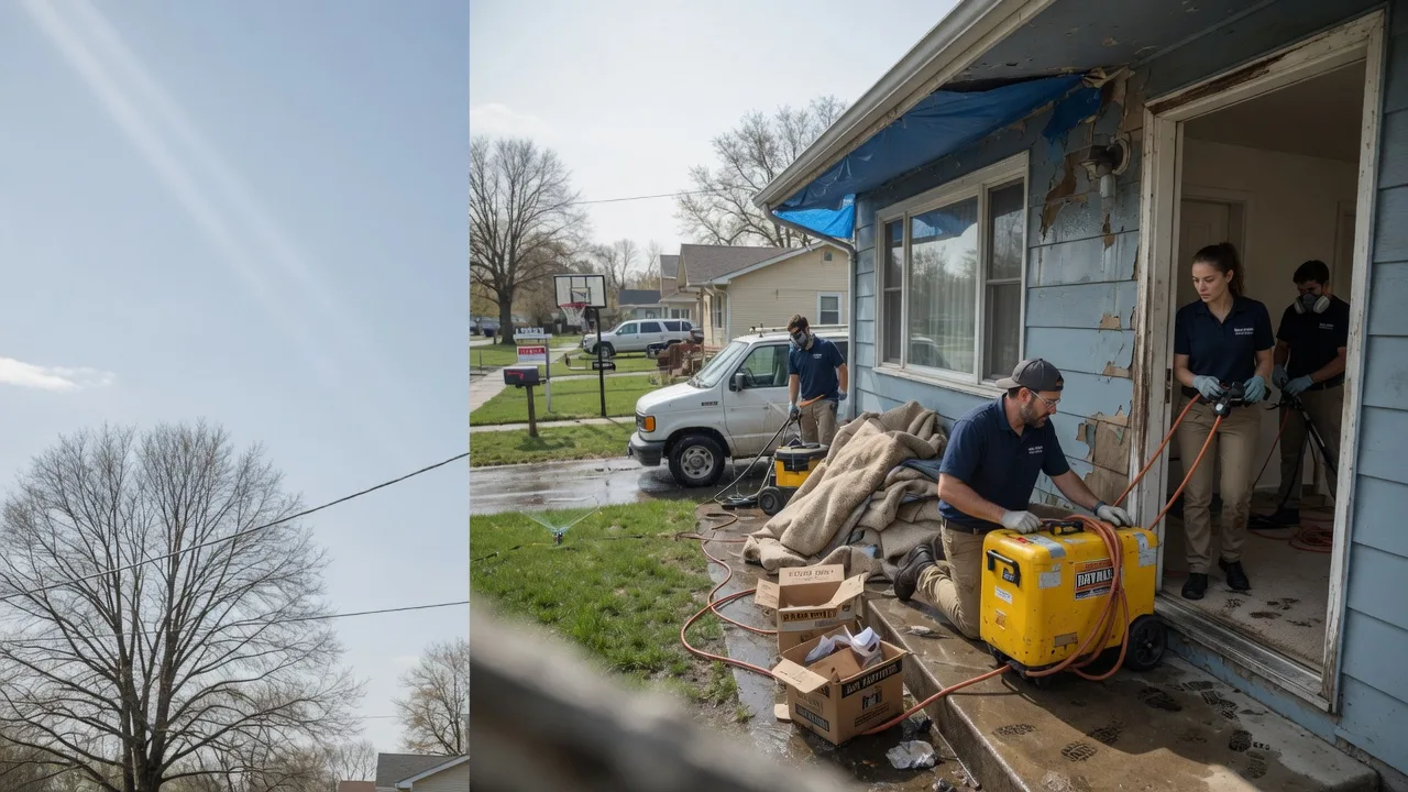 Basement Flood Cleanup in Reddick, IL near me